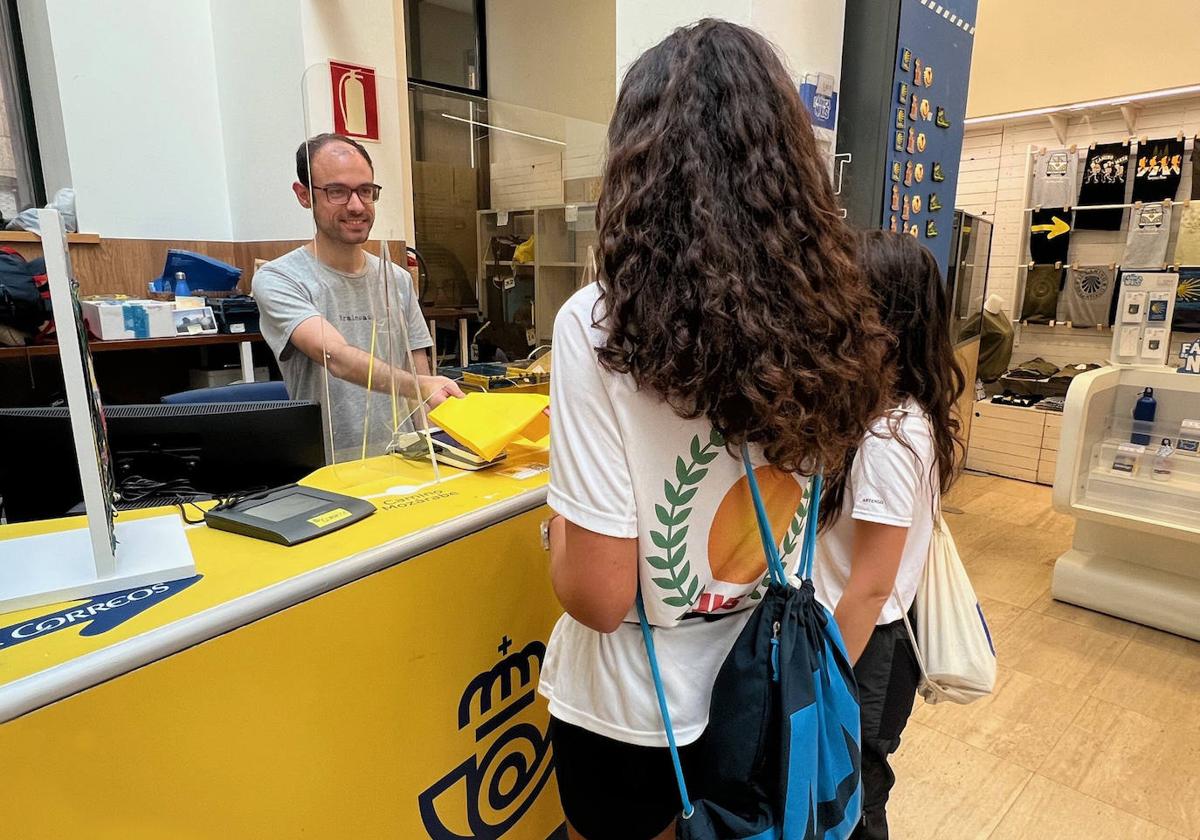 Una oficina de Correos en Burgos.