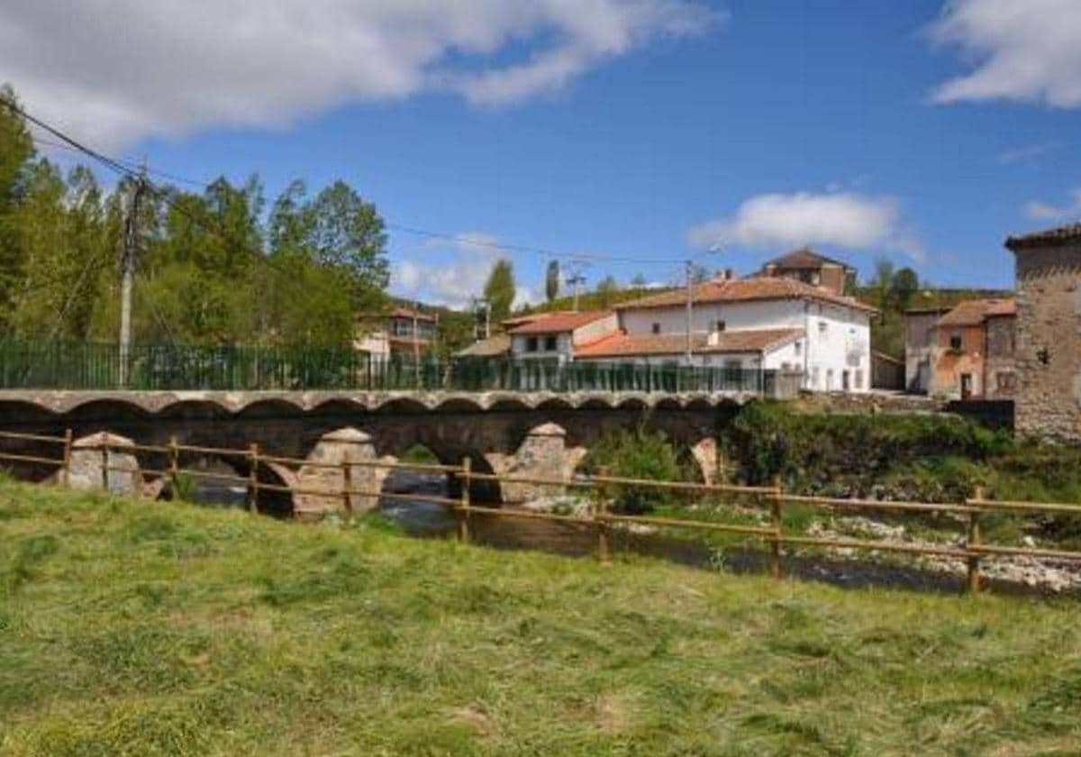 Vista de Barbadillo del Pez, en Burgos.