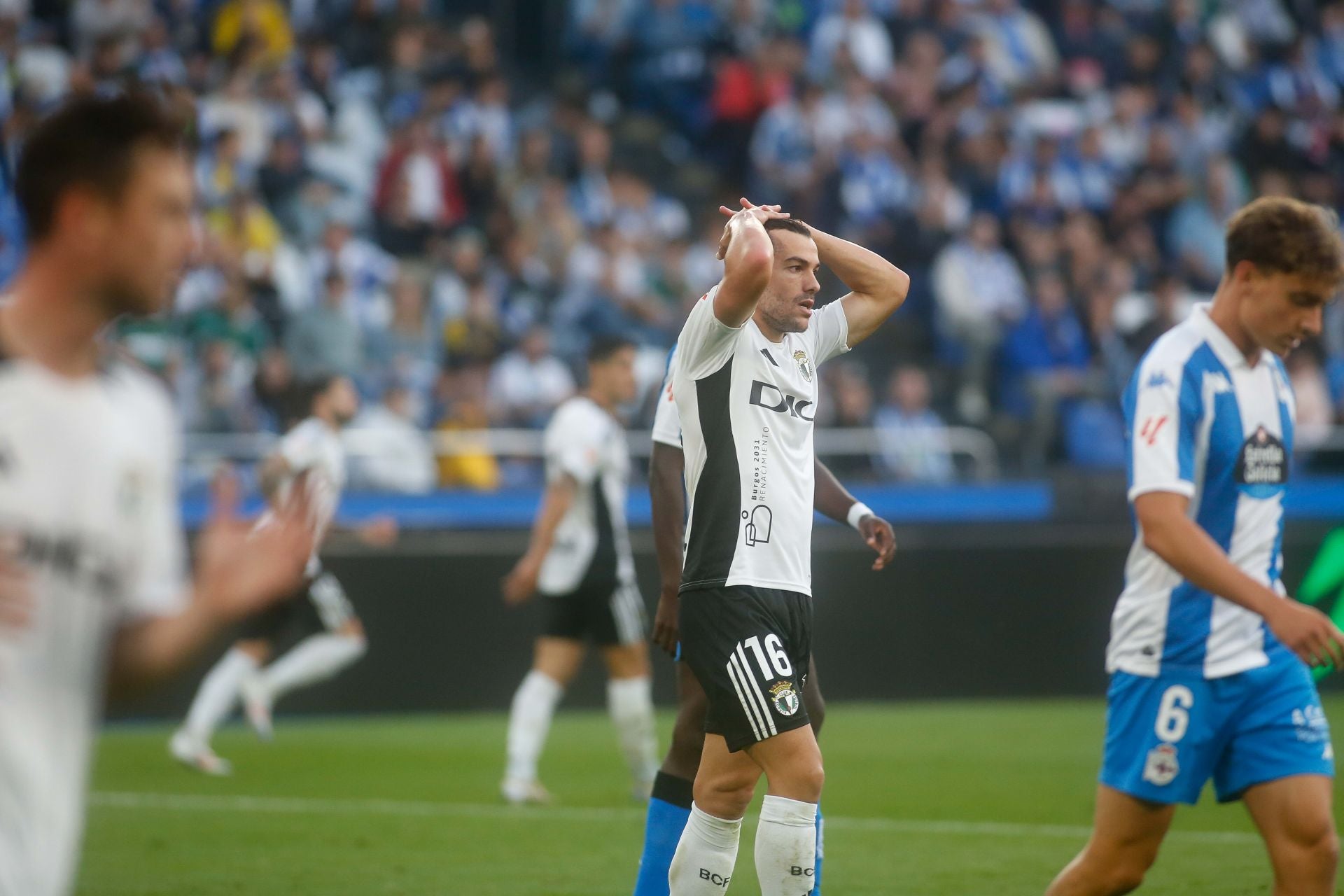 Así ha sido el partido en Riazor entre el Deportivo y el Burgos