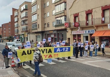 Belorado vuelve a cortar la carretera para reclamar la autovía A-12