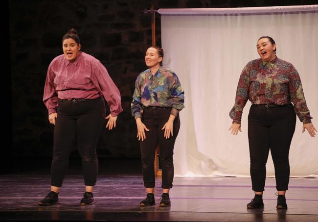 Su historia también ha dado pie a obras de teatro como la que se está representando en la fotografía, 'Elisa y Marcela'.