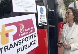 Autobús de transporte a la demanda de Burgos.