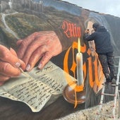 Una nueva obra se suma a la ruta de los murales de Burgos