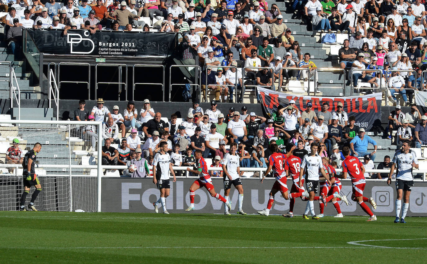 El Burgos CF - Granada CF, en imágenes