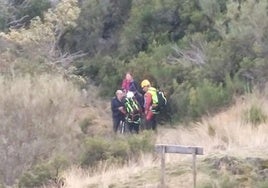 Operación de rescate a un varón en Burgos.