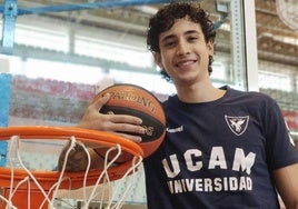 Caio Pacheco, en su etapa en el UCAM Murcia.