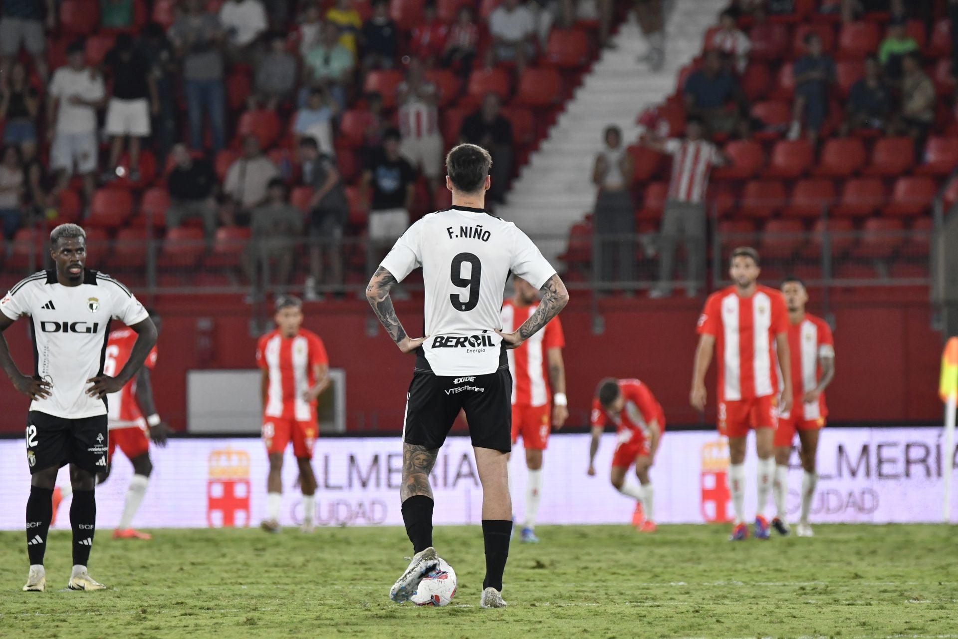 Así ha sido el partido entre el Burgos CF y el Almería