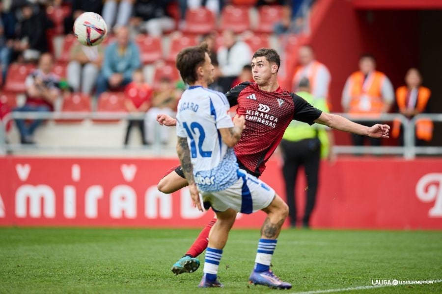 Así ha sido la primera derrota del Mirandés en Anduva