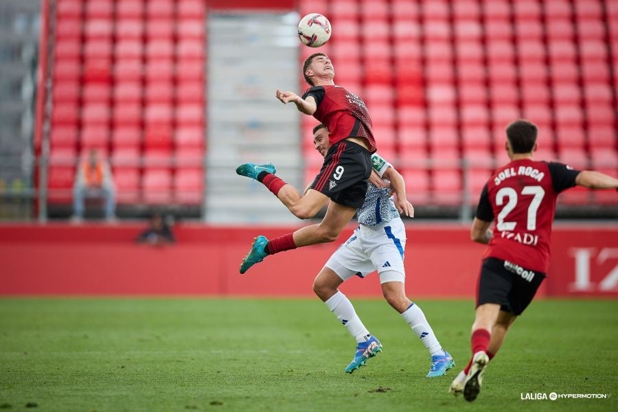 Así ha sido la primera derrota del Mirandés en Anduva