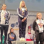 La burgalesa María Ibáñez, cuarta de Europa en powerlifting y amplía su récord nacional