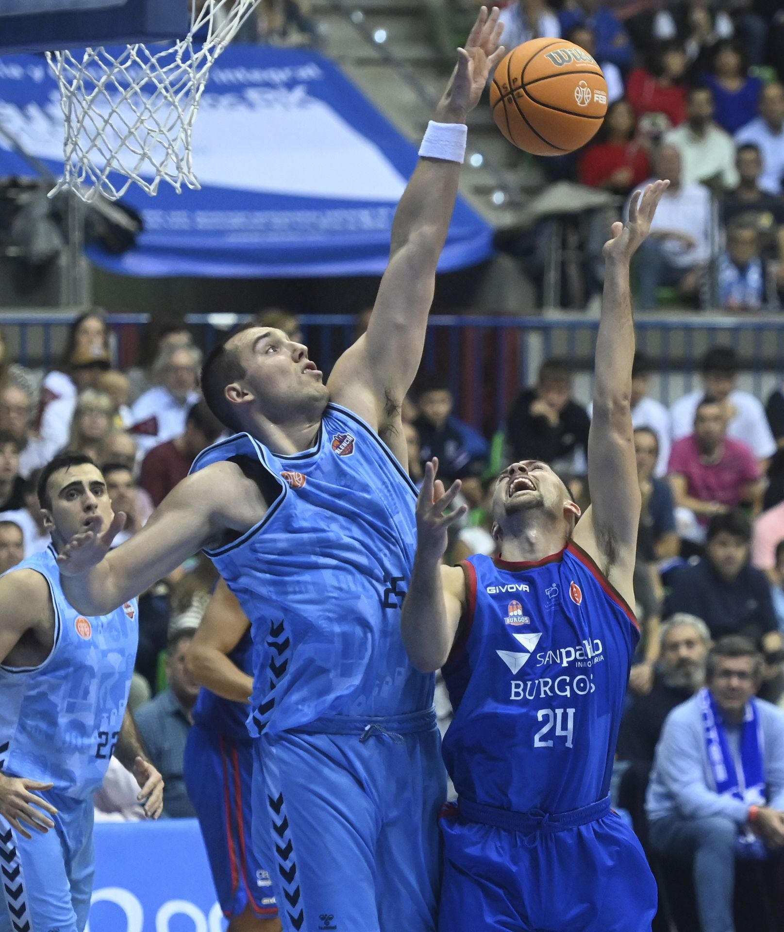 Así fue el partido entre San Pablo Burgos y Palencia