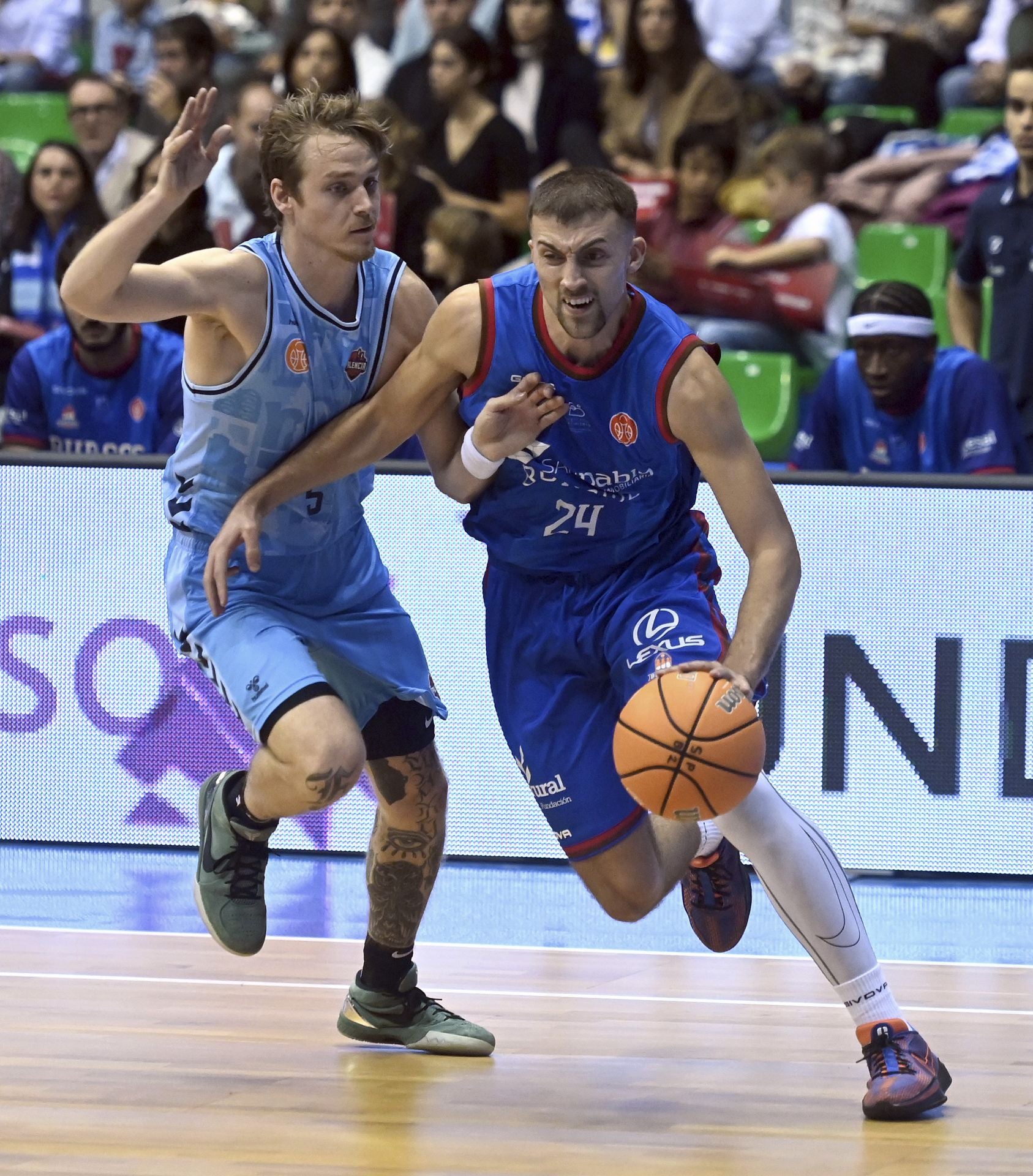 Así fue el partido entre San Pablo Burgos y Palencia