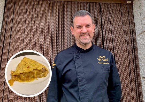 Javier Izquierdo, chef del Mesón El Viso en Gumiel del Mercado y autor de la segunda mejor tortilla.