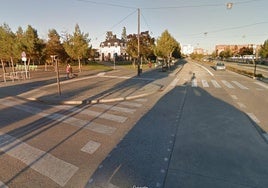 Proximidades del lugar del suceso en la antigua estación de tren de Burgos.