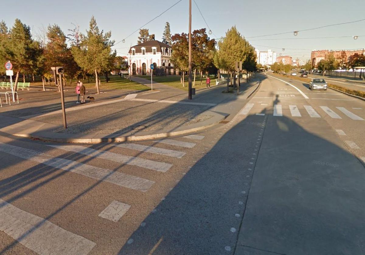 Proximidades del lugar del suceso en la antigua estación de tren de Burgos.