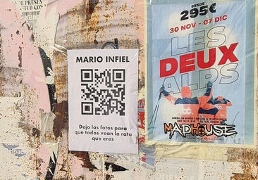 La peligrosa campaña publicitaria con QR que denuncia una infidelidad en Burgos