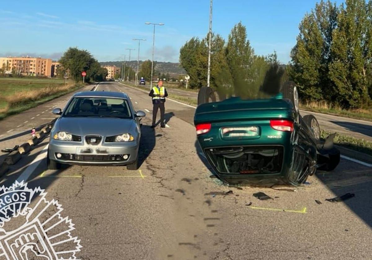 Imagen de uno de los accidentes.