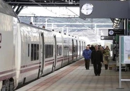 Estación de tren de Burgos.