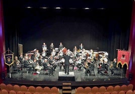 La Banda de Música de Briviesca interpretó la primera parte del concierto