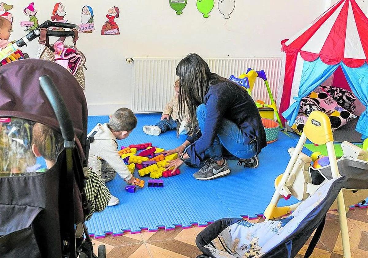 Imagen de archivo de un centro infantil de un pueblo acogido al programa Crecemos.