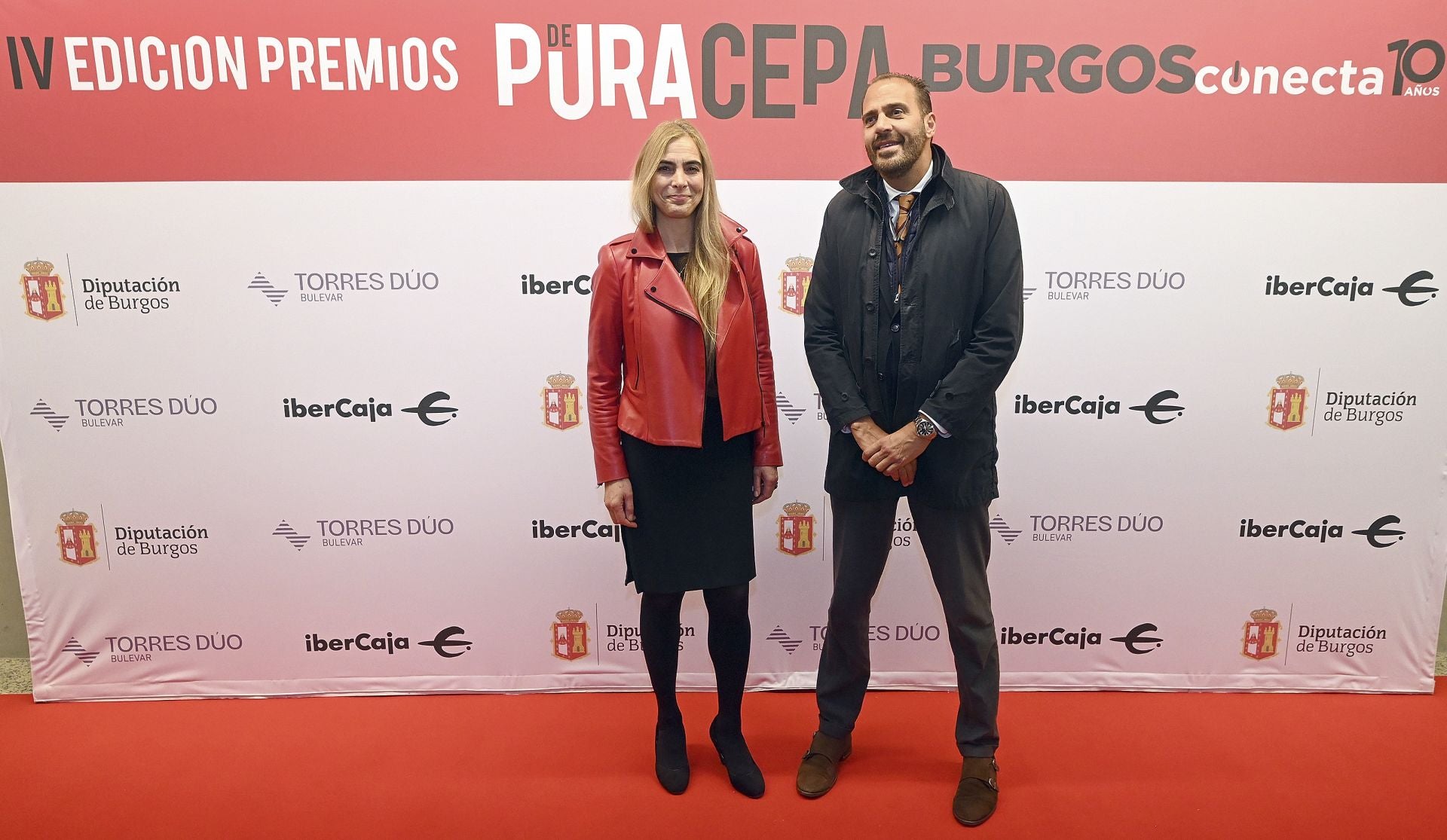 Carolina Álvarez e Ignacio Peña, concejales del Ayuntamiento de Burgos.