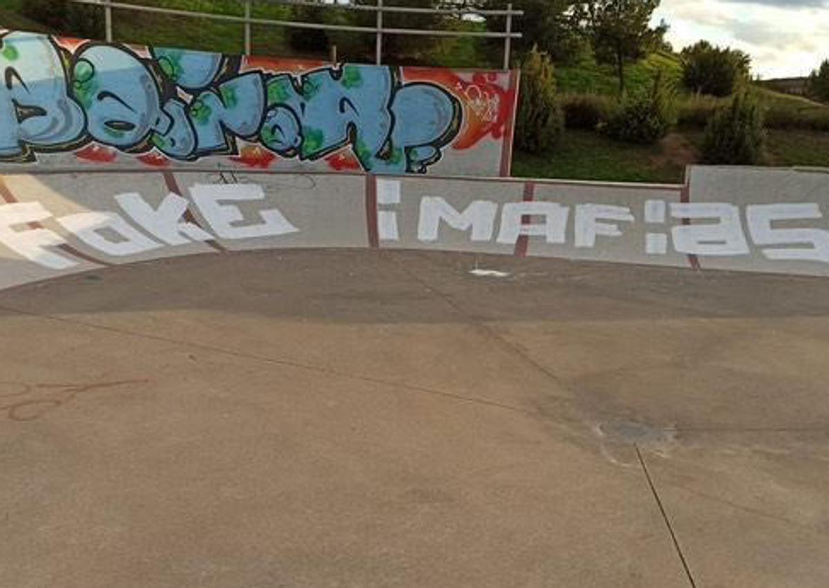 Imagen secundaria 1 - El skatepark de Burgos ha vuelto a ser vandalizado.