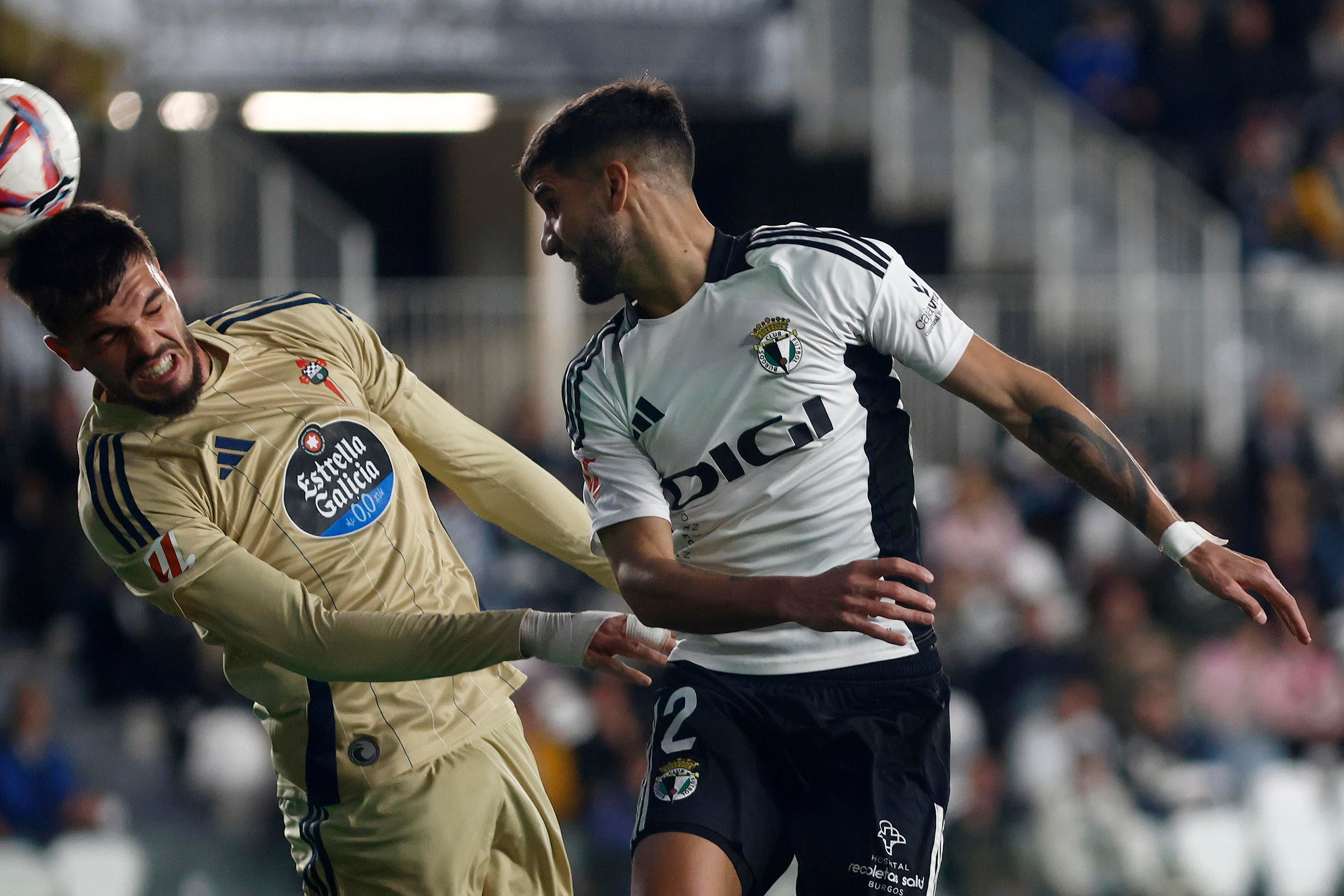 Así ha sido, en imágenes, el empate del Burgos CF y el Recing de Ferrol