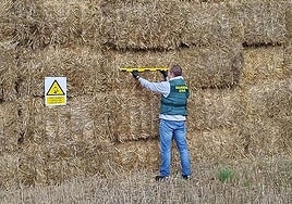Foto de archivo de la Guardia Civil en una explotación agraria.