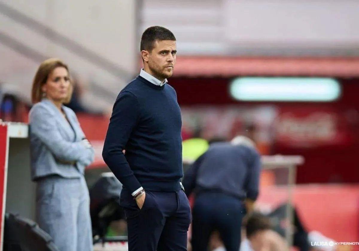 Lisci, entrenador del Mirandés, en imagen de archivo.