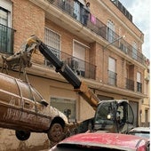 El día a día de los voluntarios de varios pueblos de Burgos en Valencia: «22 horas sin parar»