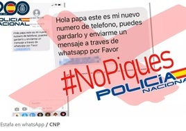 Alerta de la Policía Nacional de Burgos sobre el aumento de estafas digitales.