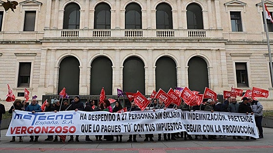 La plantilla de Metecno Miranda pide la anulación de los últimos despidos