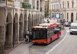 Autobús urbano de Burgos.