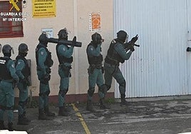 Imagen de archivo de otra operación de la Guardia Civil en la que desarticularon otro grupo criminal.