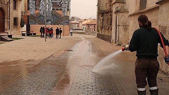 La calima llegará «al máximo» este lunes en la provincia de Burgos