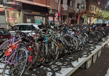 La comunidad ucraniana de Burgos lleva 49 bicicletas a Valencia