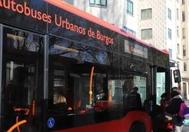 Servicio de bus urbano de Burgos.