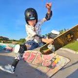 Alan Sardiña, el skater burgalés de ocho años