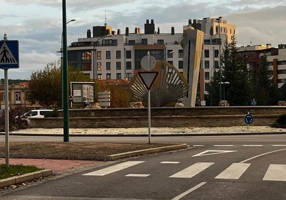 Glorieta del Peregrino de Burgos.