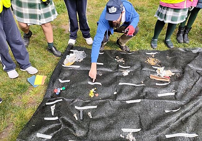 Plásticos encontrados en los ríos.