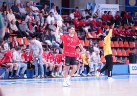 Álex Chan, en un encuentro con el UBU San Pablo Bm. Burgos.