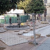 Paralizado el soterramiento de contenedores en Burgos al aparecer restos arqueológicos