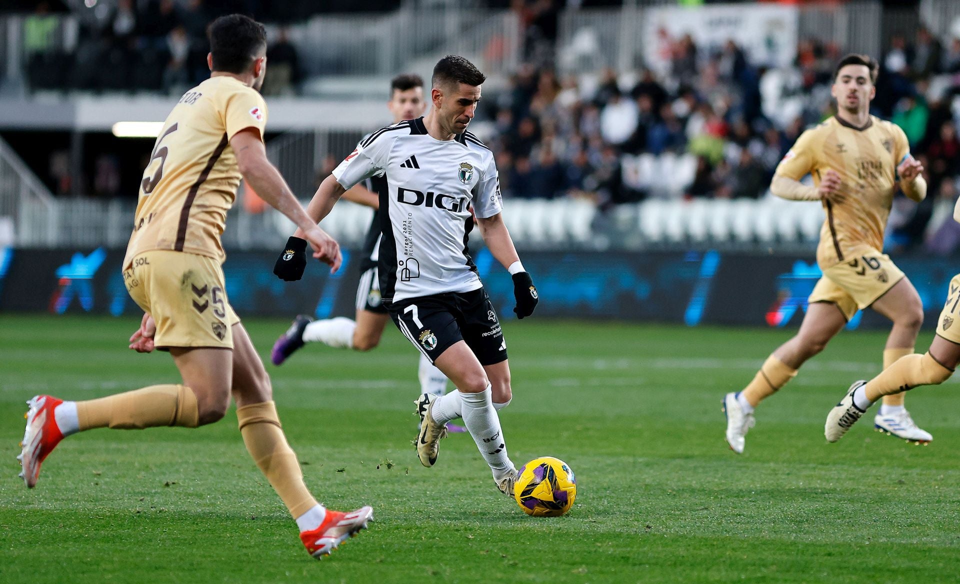 Así ha sido el encuentro entre el Burgos CF y el Málaga CF