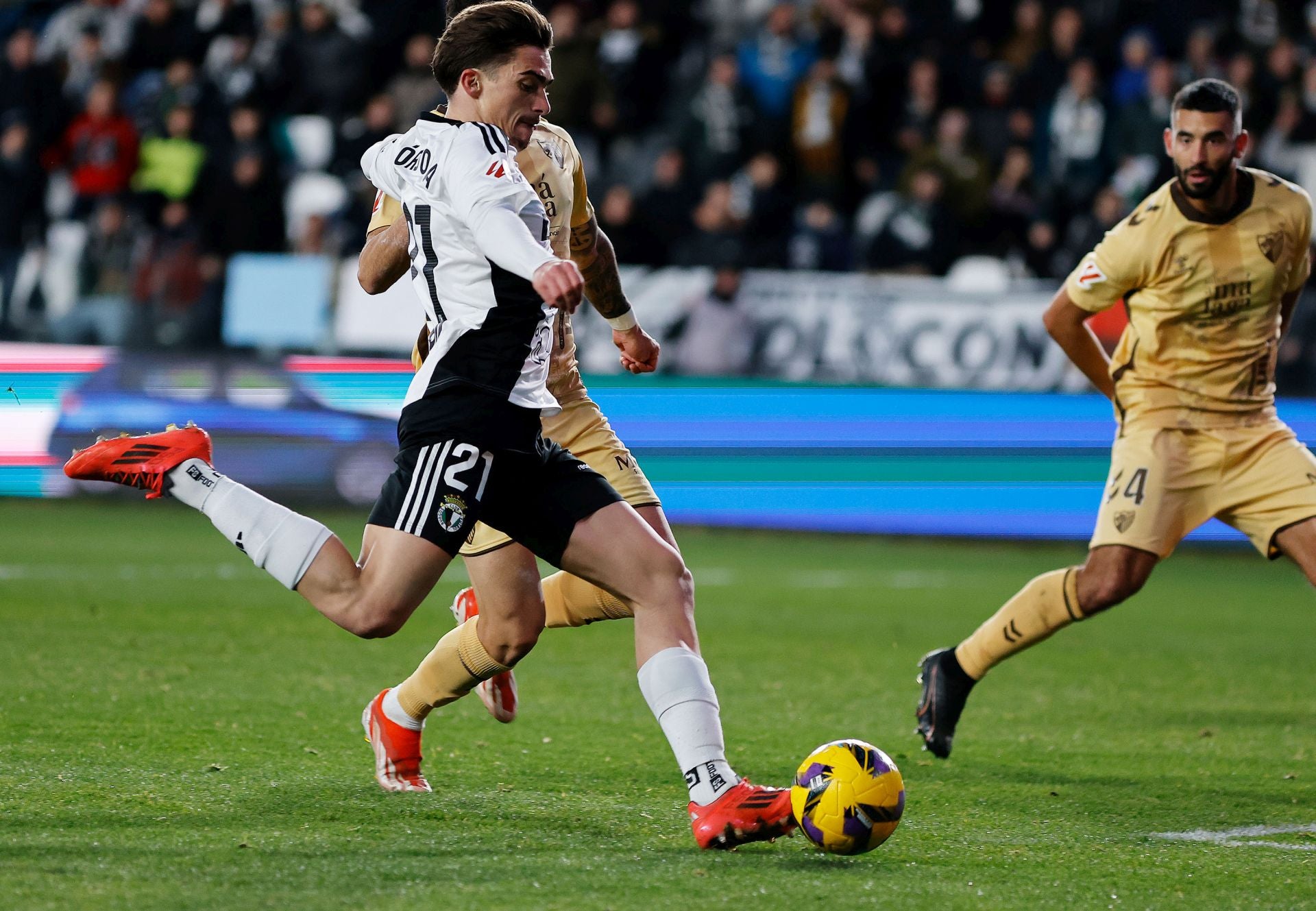 Así ha sido el encuentro entre el Burgos CF y el Málaga CF