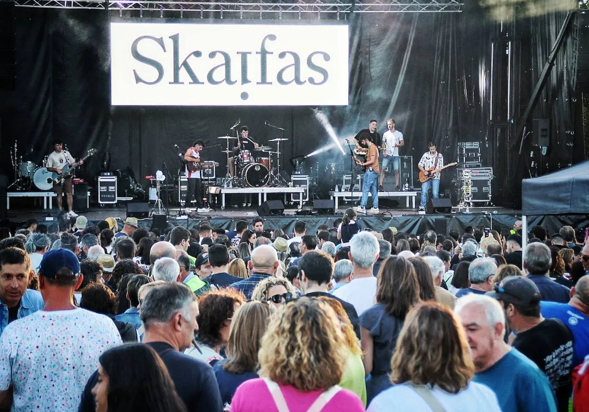 Skaifas en el festival burgalés Alpaka Fest.