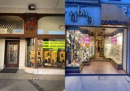 Zapaterías que cierran sus puertas en el centro de Burgos