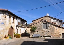 Vista de Ahedo de Linares, en Burgos.