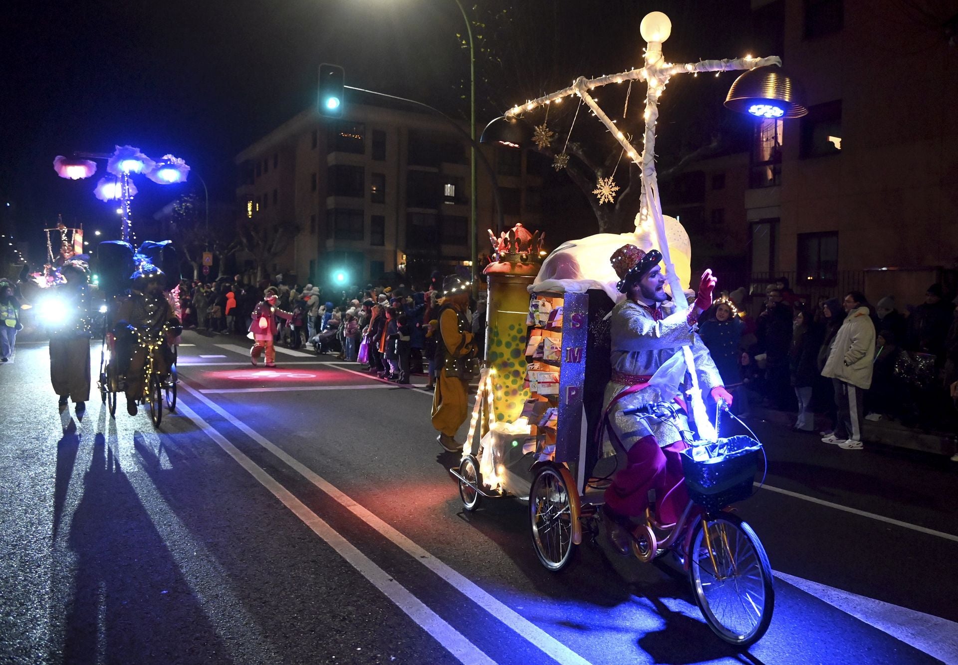 La llegada de los Reyes Magos a Burgos en imágenes