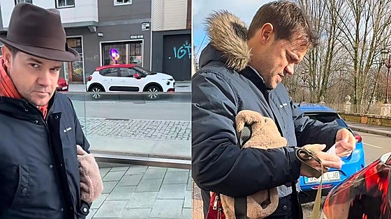 Un misterioso turista se pasea por Burgos y resulta ser el famoso cómico Juan Dávila