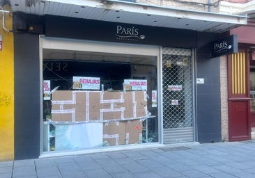 Saquean y destrozan una perfumería tras hacer un alunizaje en pleno centro de Aranda